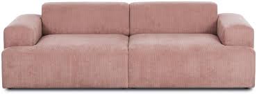 Das sofa ist eines der wichtigsten möbelstücke im wohnzimmer. Cord Sofa Melva 3 Sitzer In Rosa Westwingnow