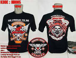Desain baju kaos club motor; Desain Baju Motor