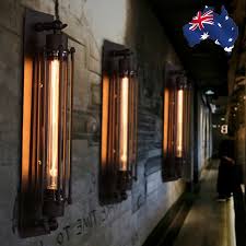 Bryan wall light with shade $340.00. Loft American Retro Industrial Vintage Wall Sconce Light Fixture Edison Wall Lamp With Wire Cage For Coffee Bar Home Kitchen Bathroom Decor Fit For E27 Socket T300 Bulb 110 220v Walmart Canada