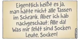 6 Sprüche über Socken Häfftde