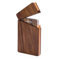 Shop wood business card holders online at displays2go! Maxgear Business Card Holder Wood Business Card Holders Business Card Case Name Card Holder For Men Pocket Card Holder With Magnetic Closure Walnut Beech Buy Online In Antigua And Barbuda At Antigua Desertcart Com