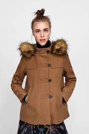 The kempton provides a flawless blend of understated style and elegance in classic british tweed. Image 4 Of Hooded Three Quarter Length Coat From Zara Zara Winter Jacket Chic Winter Coat Zara Winter Coat