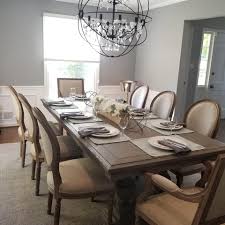 This has given me the fuel to keep on keeping on! Dining Room St James Table From Restoration Hardware With Chairs 32 Chandelie Restoration Hardware Dining Table Formal Dining Room Table Classic Dining Room