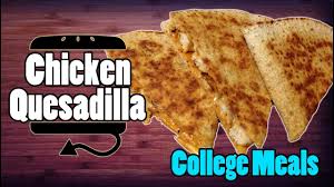 Pulled chicken works perfectly in these quesadillas from the hairy bikers. Chicken Quesadilla Taco Bell Style