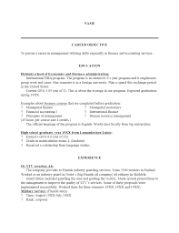 It follows a simple resume format, with name and address bolded at the top, followed by objective, education, experience. Free Sample Resume Template Cover Letter And Resume Writing Tips