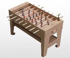 Kartoni The World S First Foosball Table Made From 100 Sustainable Materials Foosball Foosball Table Woodworking Plans Games