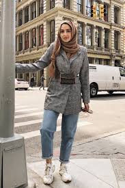 للمحجبات كيف ترتدين البنطلون الجينز البوي فريند Fashion Muslimah Fashion Modest Fashion