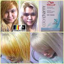 Garnier nutrisse, because it will leave your hair silky thanks to the oils. Wella Color Charm T18 Lightest Ash Blonde Novocom Top
