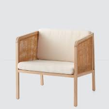 Tesso Lounge Chair Modern Wood Cane Lounge Chair At The Citizenry In 2020 Chair Handcrafted Chair Modern Lounge Chairs