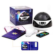Ananbros Remote Baby Night Light With Timer Music Star Night Light Projector For Kids Rotating Kids Night Lights For Bedroom 9 Color Options Projection Lamp For Baby Christmas Gifts Black Toys
