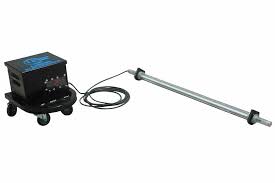 Larson Electronics Portable Rechargeable Led Work Light Self Righting Led Trouble Light Wheel Battery Pack Stool
