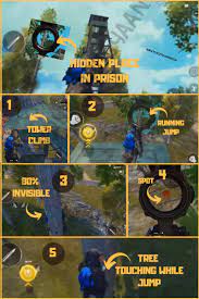 Trick No 2 Hidden Place For Surprise Attack In Prison Hidden Places Mobile Tricks Dance App