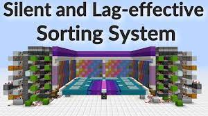 Easy & expandable tutorial 1.16. Minecraft Silent Lag Effective Multi Item Sorting System Youtube