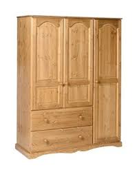 Providing You The Badger Pine 2 Deep Drawer Triple Wardrobe Where You Can Get With Reasonable Price With Cool Design Oak Wardrobe Pine Wardrobe Triple Wardrobe