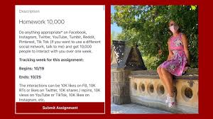However, it should also be something a wide audience can identify with. Umd Professor Challenges Students To Go Viral For Social Networking Course