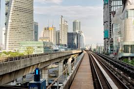 Taman jaya is an icon in petaling jaya and has been around for a long time. Taman Jaya Elevated Rapid Transit Train Station Editorial Image Image Of Travel Platform 181376875
