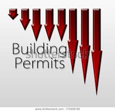 Chart Illustrating Building Permits Drop Macroeconomic Stock