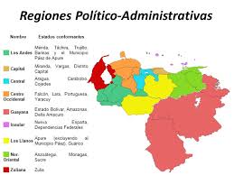 Division Politica Territorial De Venezuela Estados Limites