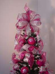 Coordinate Decorations Throughout Your House With Customized Bows For Christmas Christmas Christmas Tree Topper Bow Diy Tree Topper Diy Christmas Tree Topper