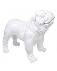 Not because sardar patel's #statueofunity is the #talleststatue in the world (for now). Statue En Resine Chien Bouledogue Anglais Blanc 90 Cm Prince De