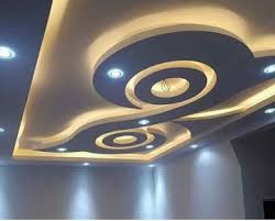In the centre of the ceiling, a recession is created to hold the two small fans, which almost seem to blend. Latest 20 Pop False Ceiling Design Catalogog With Led 2018 Pop False Ceiling Design False Ceiling Design Gypsum Ceiling Design