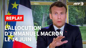 Si l'idée d'un reconfinement général de la population semble exclue, emmanuel macron a promis que des décisions nouvelles seraient prises. Replay L Allocution D Emmanuel Macron Du 14 Juin Youtube