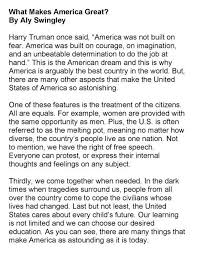 What Makes America Great Essay Writing Tips And Examples