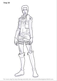 Fun & easy to print. Learn How To Draw Marco Bott From Attack On Titan Attack On Titan Step By Step Drawing Tutorials