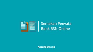 A bank statement is a summary of financial transactions that occurred at a certain institution during a specific time period. Semakan Penyata Bank Bsn Online Atm Dan Email