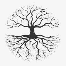 Dessin A La Main De Racine D Arbre Contexte Noir Branche Png Et Vecteur Pour Telechargement Gratuit In 2021 How To Draw Hands Tree Drawing Drawings