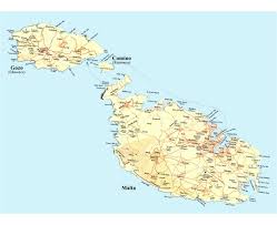 Map of malta, satellite view. Maps Of Malta Collection Of Maps Of Malta Europe Mapsland Maps Of The World