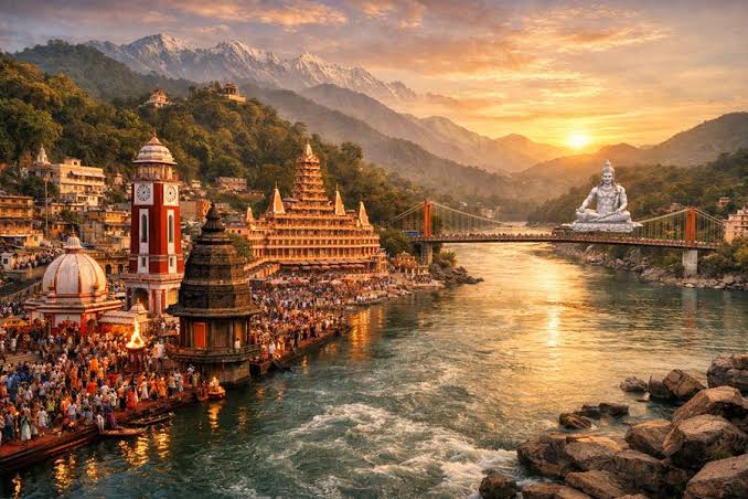 Haridwar Rishikesh Tour Package (2 Nights / 3 Days) — Haridwar, Har Ki Pauri, Mansa Devi Temple, Chandi Devi Temple, Rishikesh, Ram Jhula, Laxman Jhula, Triveni Ghat, Parmarth Niketan, Beatles Ashram, Neelkanth Mahadev Temple