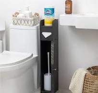AOJEZOR Slim Bathroom Storage Cabinet for Small Spaces ...