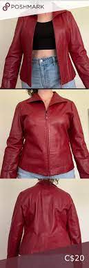Danier Red Leather Jacket Leather Jacket Red Leather Jacket Lamb Leather Jacket