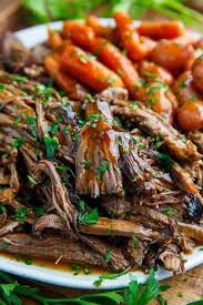 Slow Cooker Balsamic Glazed Roast Beef Recipe Pot Roast Slow Cooker Crockpot Roast Roast Beef Recipes