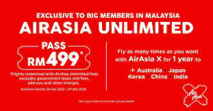 Untuk beli tiket air asia hari ini dan mendapatkan harga promo untuk penerbangan kapan saja juga bisa kamu dapatkan secara online. Airasia Unlimited Pass All You Can Fly For A Year Airasia Newsroom