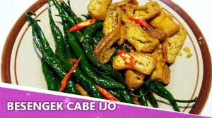 Berikut ini adalah beberapa menu masakan yang disajikan dalam aplikasi buku reep sayur dan tumis Resep Besengek Cabe Ijo Youtube