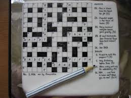 How To Make A Crossword Cake Crossword Cake 70th Birthday Cake Birthday Cake Kids