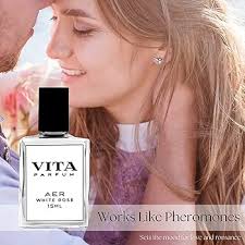 Rose Perfume Oil, Long Lasting, Vibrant White Rose Fragrance blended with  Apple, Geranium and Musk Note with Quartz, Vegan and All Natural Perfume  for ...