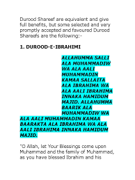 Nah, uraian materi kita kali ini khusus untuk mengulas tulisan arab dari kalimat tersebut. Durood Shareef Are Equivalent And Give Full Benefits Sahabah Muhammad