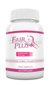 Still on how vitamin c lightens skin, this nutrient's powerful activity to act on sun damaged skin also contributes to its ability to improve skin tone and vitamin c is a leading food supplement boys and girls, men and women of all ages take to help keep their health up and fight diseases. Fairplus Skin Whitening Pills Advanced Formula For Fair And Beautiful Skin With Glutathione Vitamin C Collagen Green Tea Resveratrol Safely And Effectively Whiten The Skin On Your Face Body