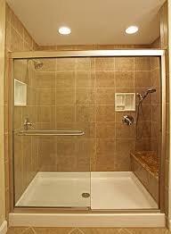 In most common examples, you will a shower stall placed carefully along one of the bathroom walls, separated by a curtain or glass or sliding doors. Small Bathroom Shower Stall Designs Novocom Top
