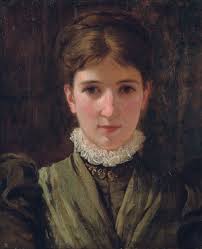 Image of Portrait of a Young Girl (w/c) by Allingham, Helen (1848-1926)