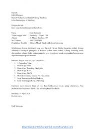 43+ contoh surat lamaran kerja menarik, baik, dan benar 2021 bentuk doc / pdf. Views Juru Masak Contoh Surat Lamaran Kerja Restoran Fresh Content Hutomo