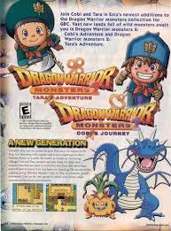 No, this is not a new pokemon or digimon game; Dragon Warrior Monsters Breeding Chart The Museum Of Ardwick S Voyagers Other Assortments Old Dragon Warrior Monsters Magazine Dragon Quest Monsters Dragon Warrior Monsters 2000 01 25 Gameboy Color Edna Nathanson