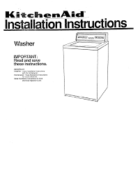 kitchenaid drawer dishwasher user manual