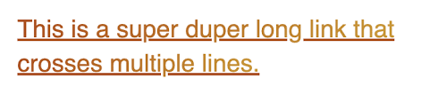 Using text decorations in css. Multi Line Gradient Links Zell Liew