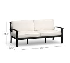 Chatham Metal Outdoor Sofa Pottery Barn In 2020 Lounge Chair Outdoor Metal Sofa Lounge Furniture