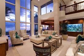 Furniture floats in the space but is grounded by symmetry and a large rug so the room feels very intentional and put. Living Room Two Chairs Novocom Top
