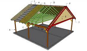 How To Build A Double Carport Howtospecialist How To Build Step By Step Diy Plans Diy Carport Carport Designs Free Standing Carport